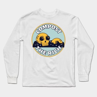 Compost the Rich Skull Long Sleeve T-Shirt